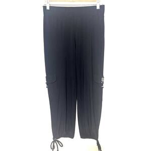 White House Black Market Womens Pants Cropped XXS Cargo Joggers signature knit